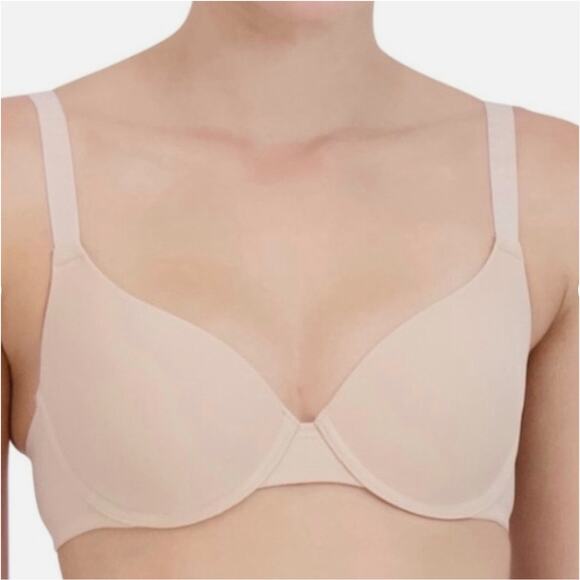 Steve Madden Bra Womens 34DD Rose Dust Basic Modern Feminine Neutral Flirtatious - Picture 1 of 5